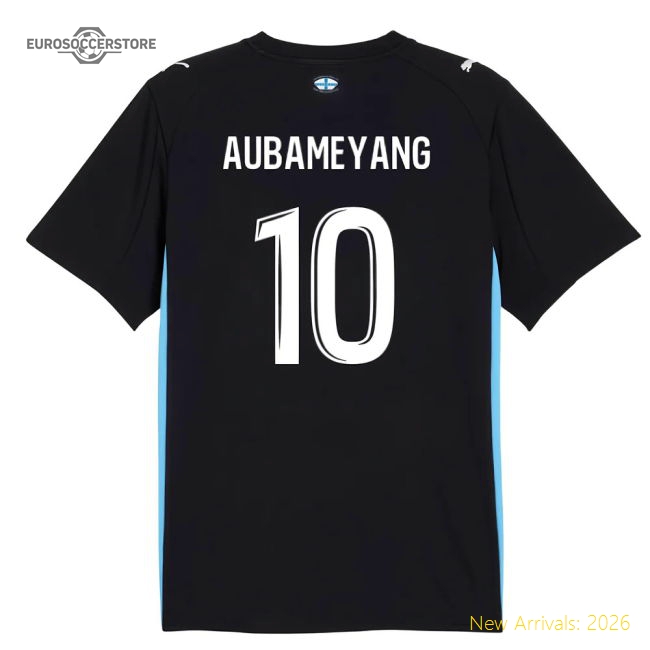 2025-2026 Om Away Shirt (kids) (aubameyang 10) - Supporter Edition