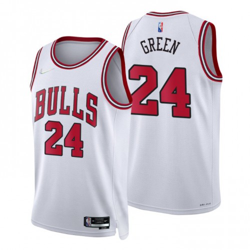 Authentic Style Chicago Bulls Javonte #24 NBA Game Jersey Performance