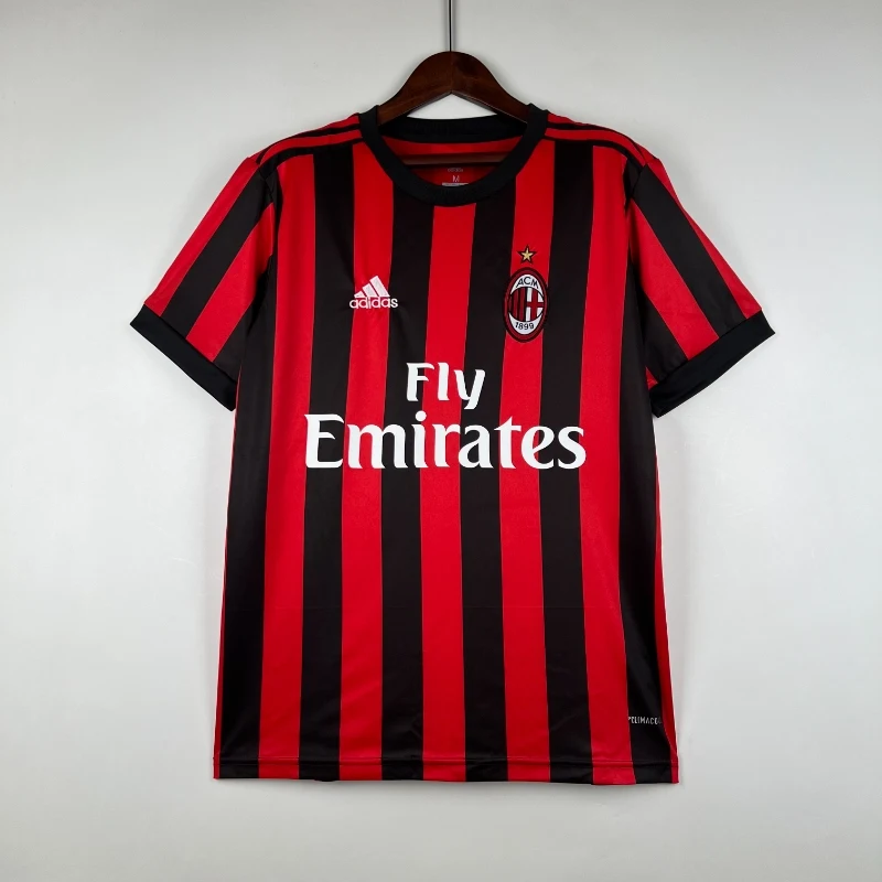 2017-2018 AC Milan Jersey retro kit
