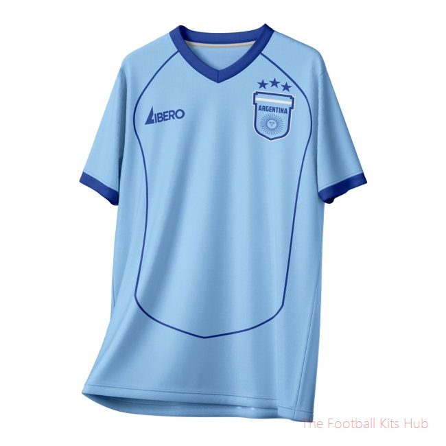 Argentina 1990 Vintage Style Concept Shirt Adult Short Sleeve
