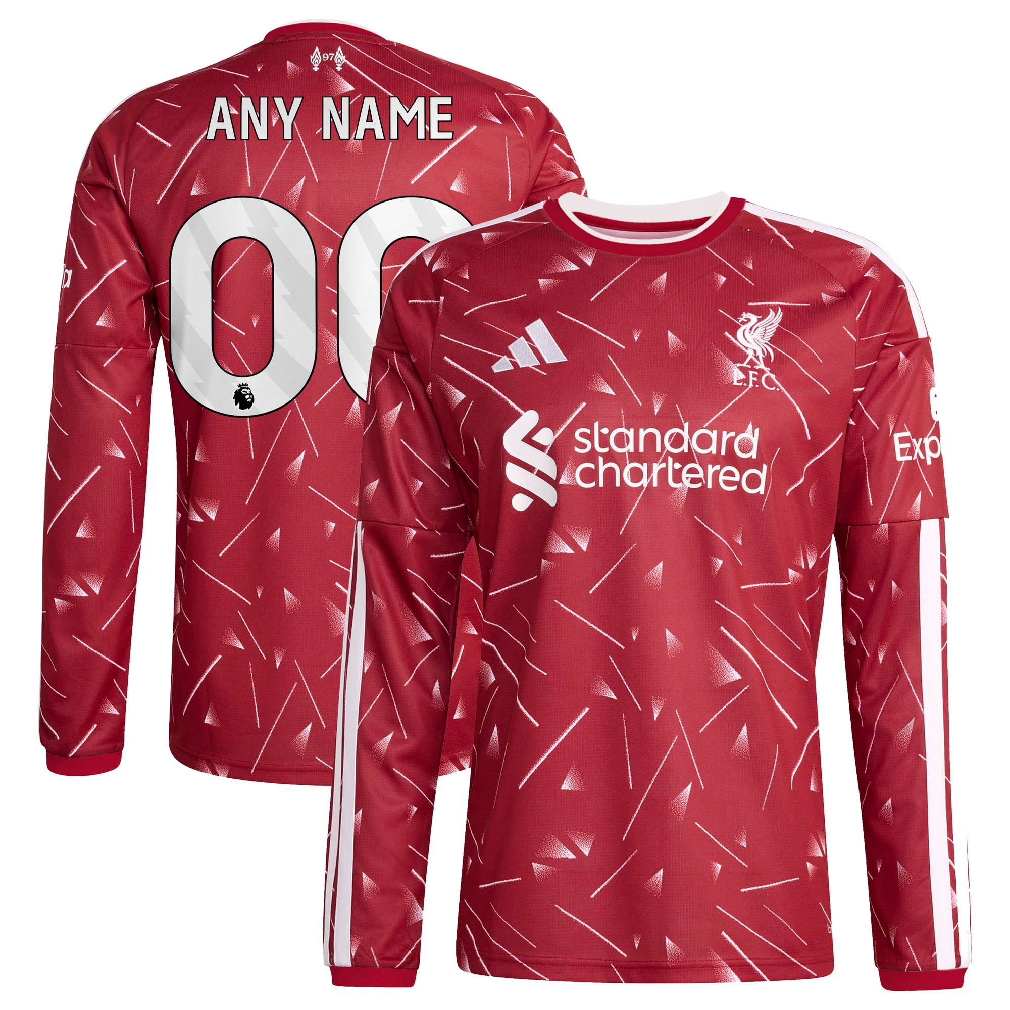 [SJH] Liverpool 2026/27 Home Replica Long Sleeve Custom Jersey - Red