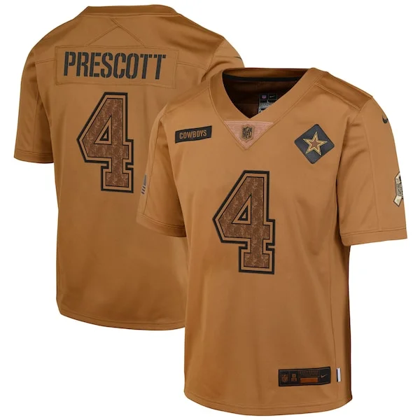 Authentic DAL Cowboys Limited Jersey - Brown | NFL Fan Apparel