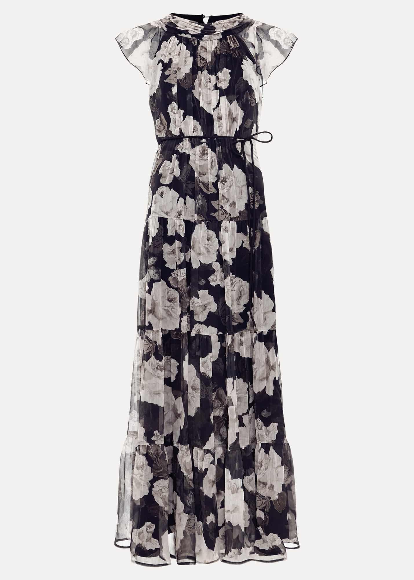 Petite Jordine Floral Print Midaxi Dress