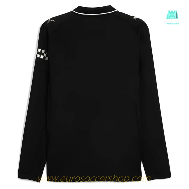 2025-2026 Man City Authentic Long Sleeve Away Shirt