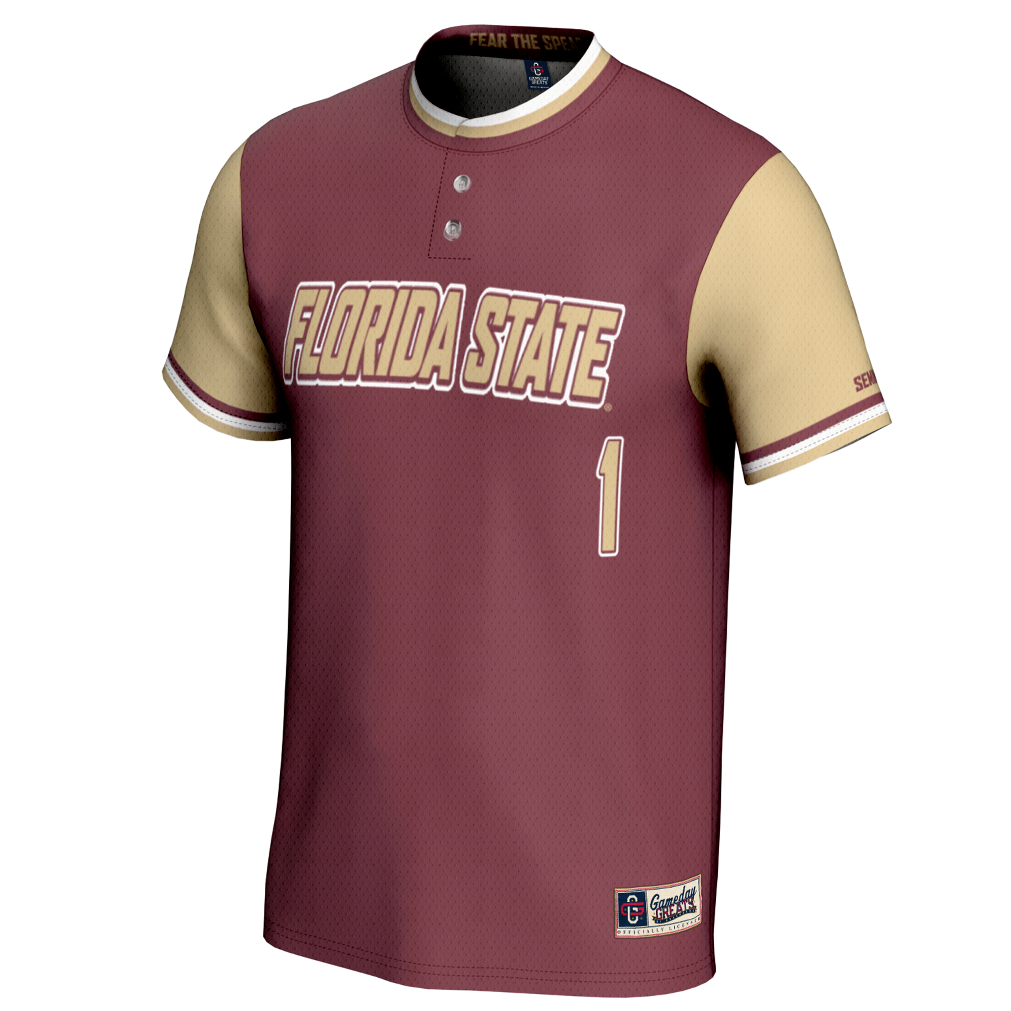 [NJP] Florida State Seminoles GameDay Greats Unisex Lightweight Softball Jersey - Garnet