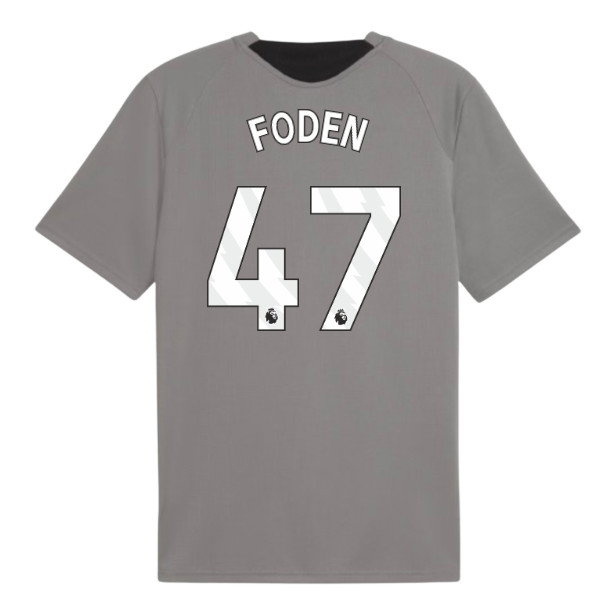 [JED] 2026-2027 Man City Training Jersey (Cast Iron) (Foden 47)