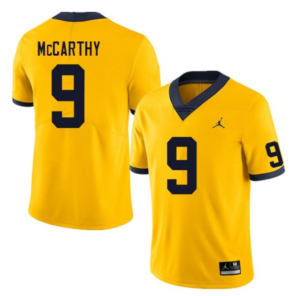 Men Ncaa Team #9 Yellow Men Authentic Jersey - Affordable