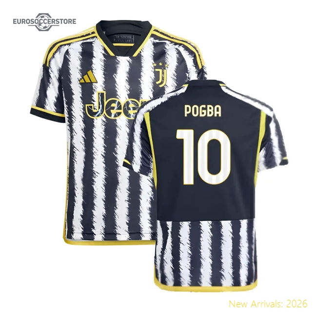2023-2024 Football Team Kids Premium Pogba Jersey Climacool