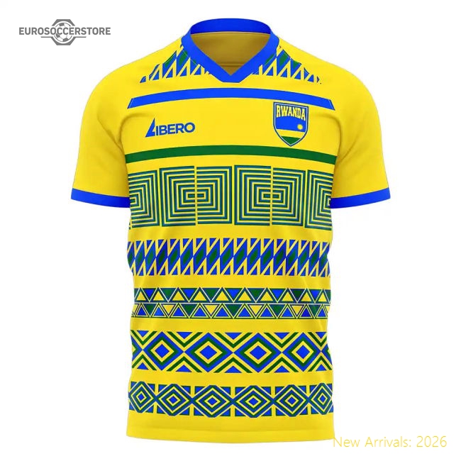 Rwanda 2025-2026 Home Concept Football Kit (libero) - Affordable