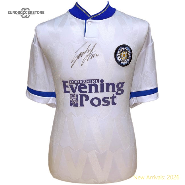 Leeds United Fc 1992 Strachan Signed Shirt - Unbeatable Value