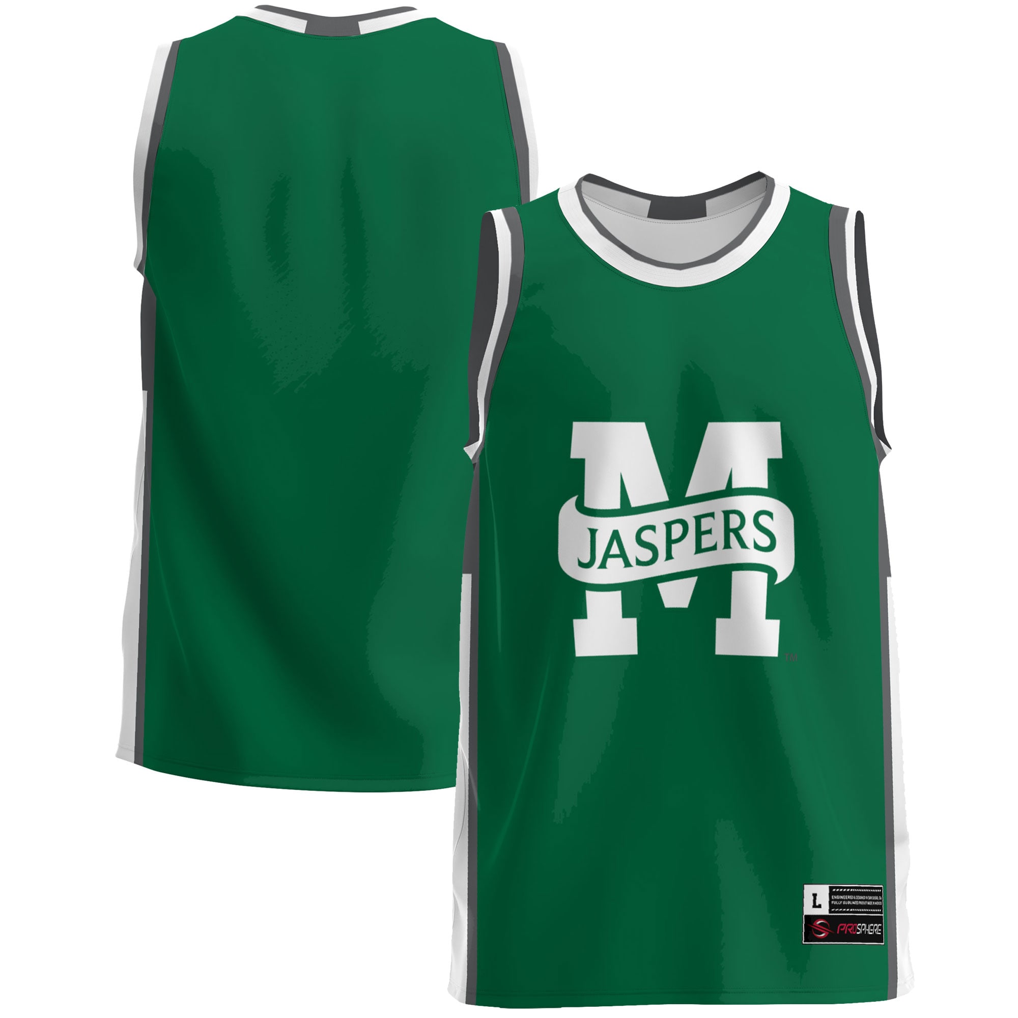 [NJP] Manhattan Jaspers GameDay Greats Lightweight Basketball Jersey - Kelly Green