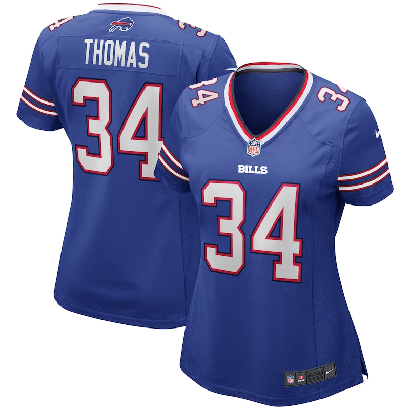 None Thurman Thomas Buffalo Bills Fan Favorite Team Replica Jersey