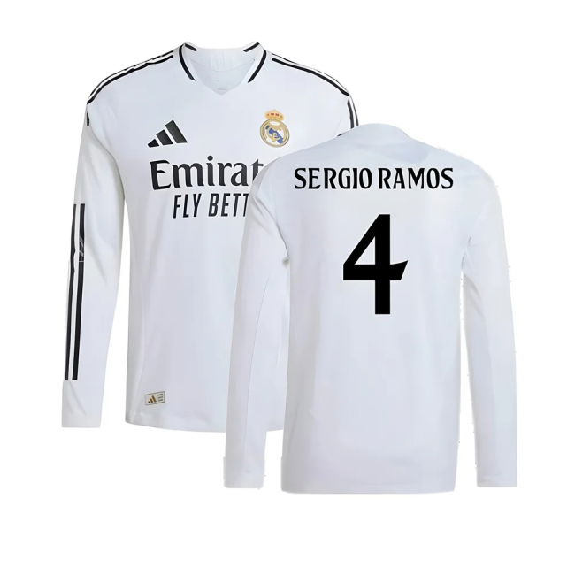 Durable 2024-2025 Real Madrid Home With Retro Design - Machine