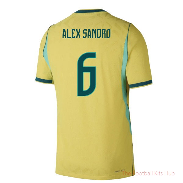2026-2027 Brazil Aero-FIT Shirt Sandro #6 Player Issue International