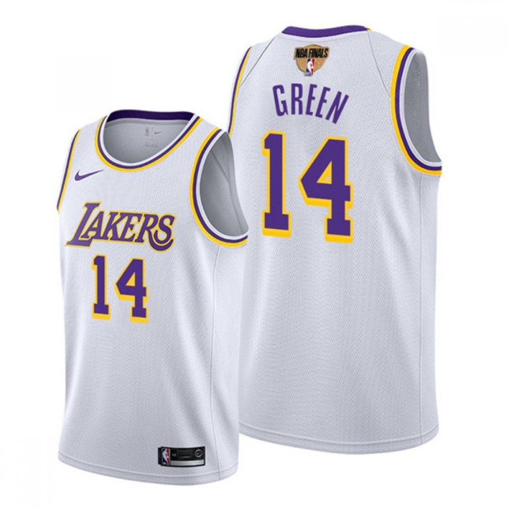 Contemporary Men's LA Lakers #14 Danny White Basketball Jersey