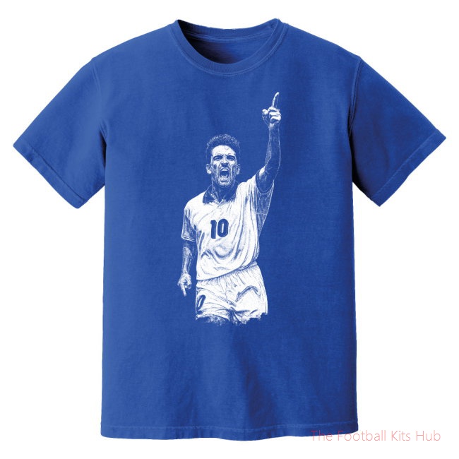 Baggio Italy Phantom Graphic Tee - Blue