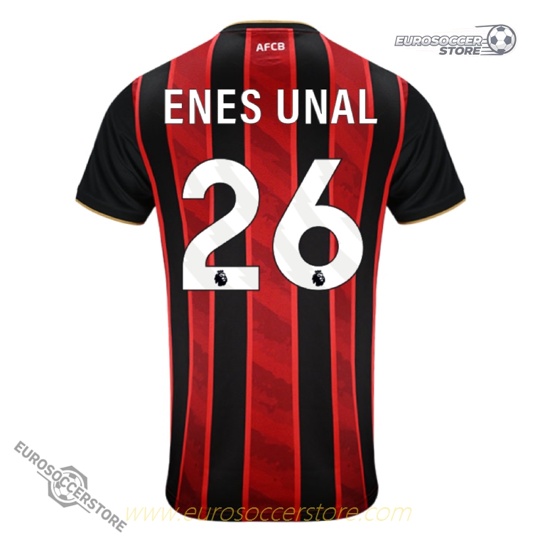Bournemouth Home ENES UNAL 26 Football Jersey 25-26 Season