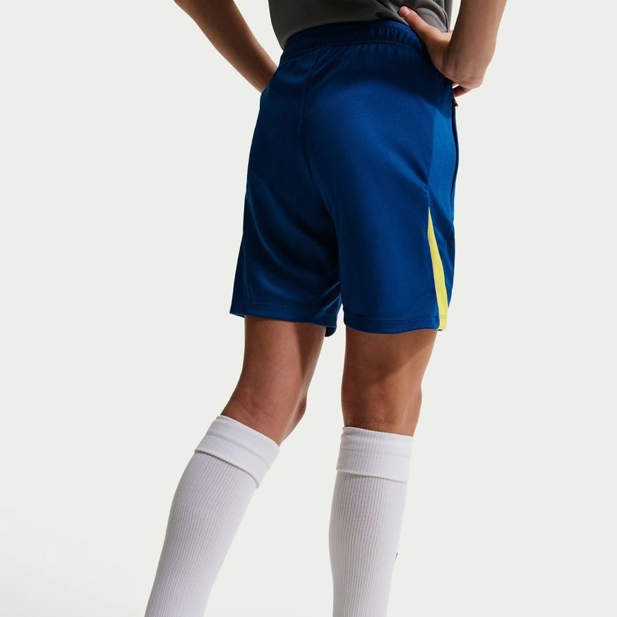 [EFKS] Barcelona Shorts Dri FIT Strike Gym Blue/Opti Training Kids Yellow Uniform