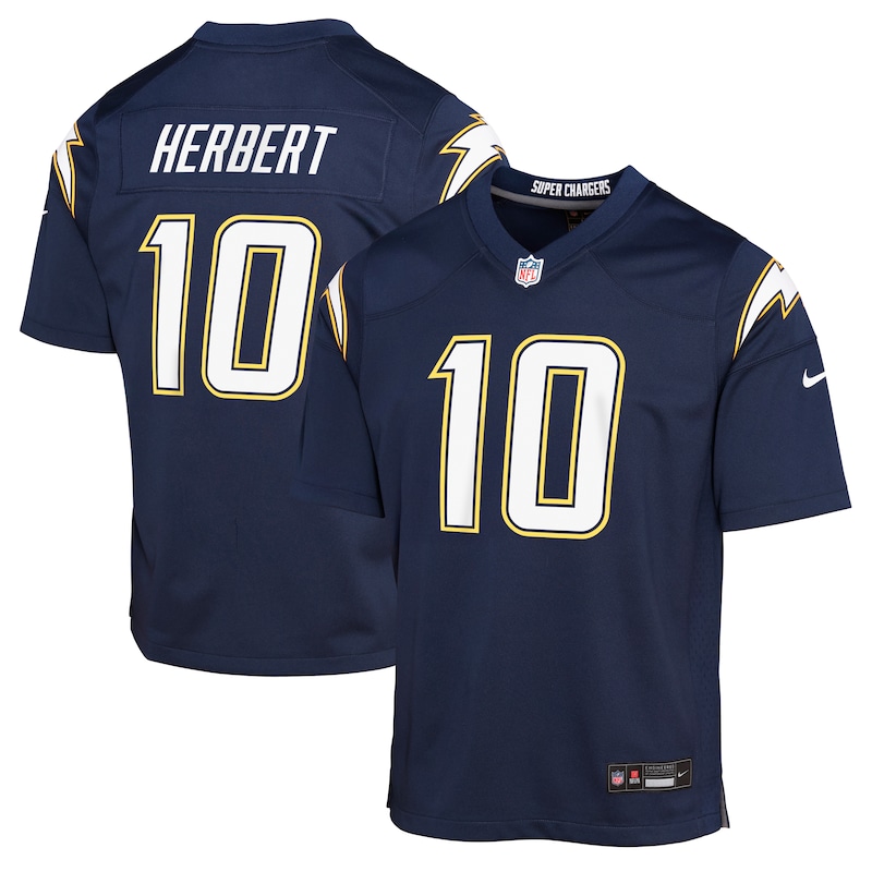 None Justin Herbert Los Angeles Chargers Classic Replica Jersey