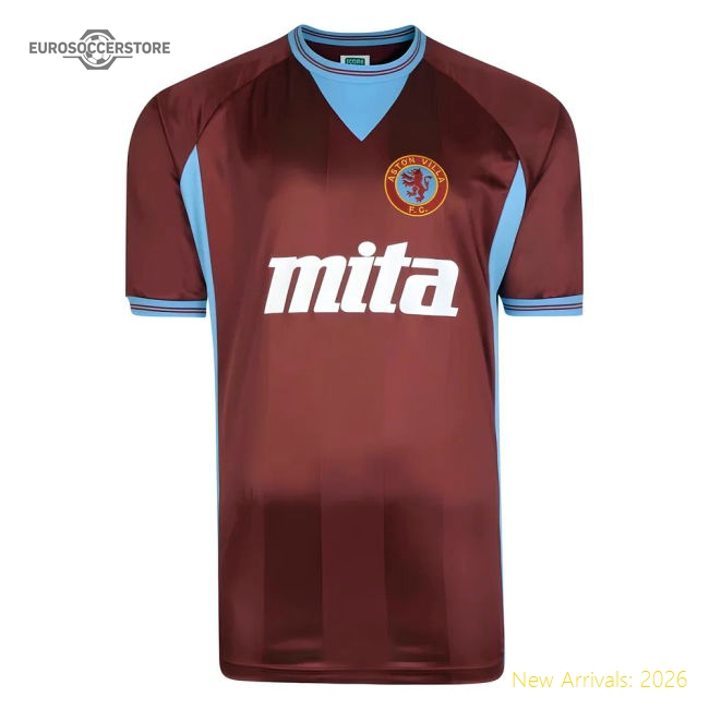 High-Quality Score Draw Aston Villa 1982 1984 Retro Football Shirt