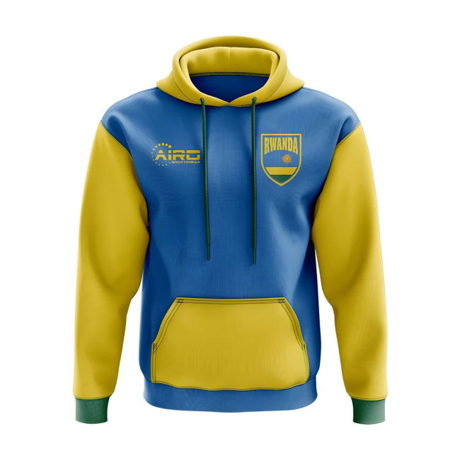 Top-Tier Collector'S-Item Rwanda Concept Country Football Hoody (Sky)