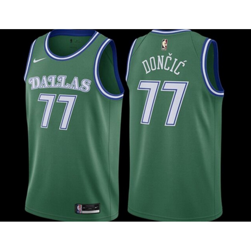 Premium Dallas Mavericks 77 Jersey - Green Classic Edition - Must-Have Jersey