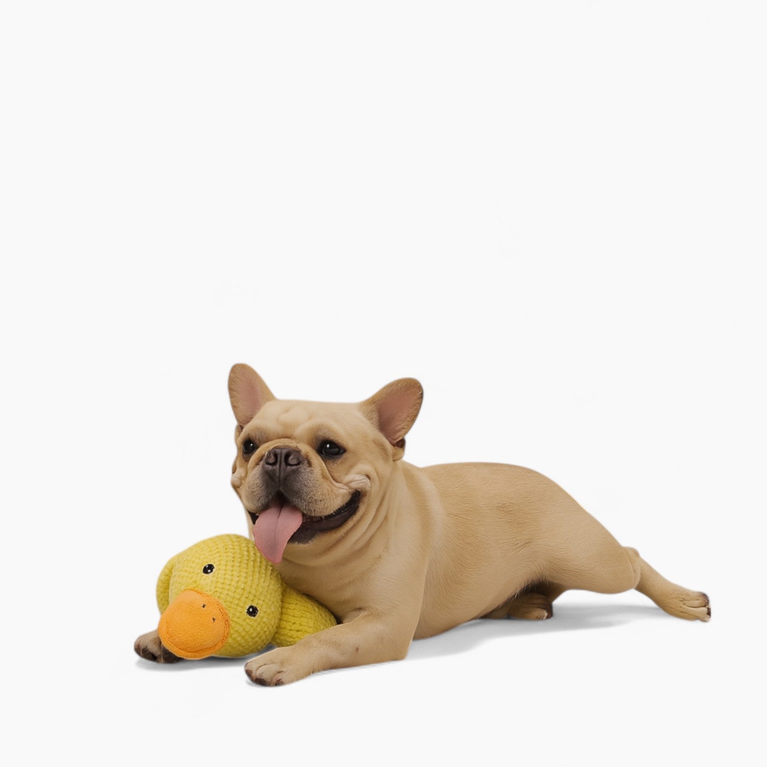 Ducklet Frenchie Duck Chew Toy – Interactive Sounding Quacking Sleeping Toy