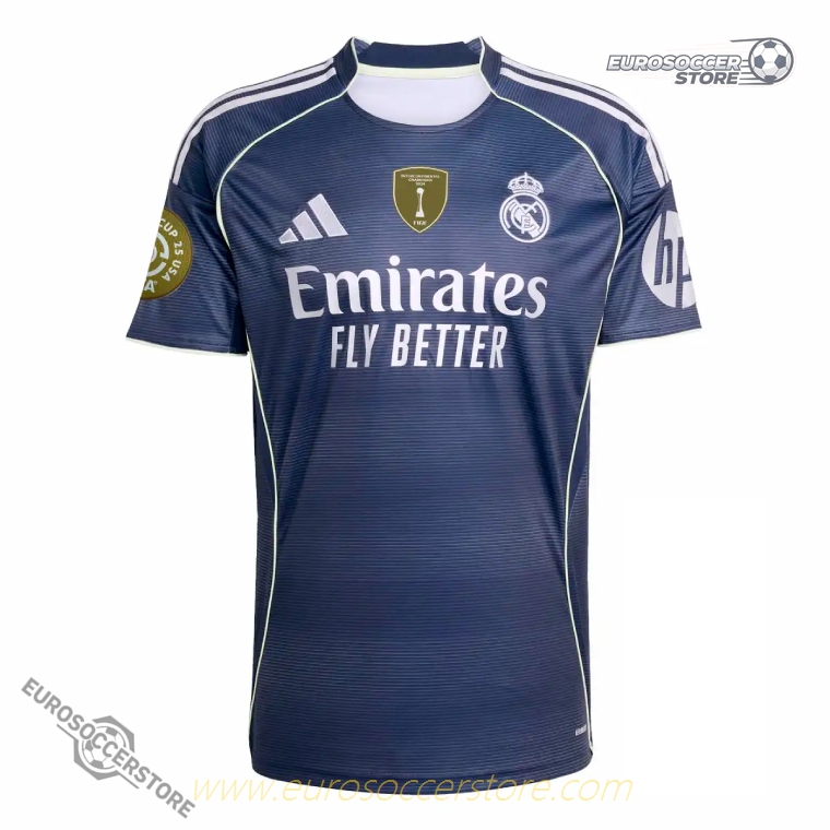 Real Madrid 25-26 Club World Cup Away Jersey (Including Patch)