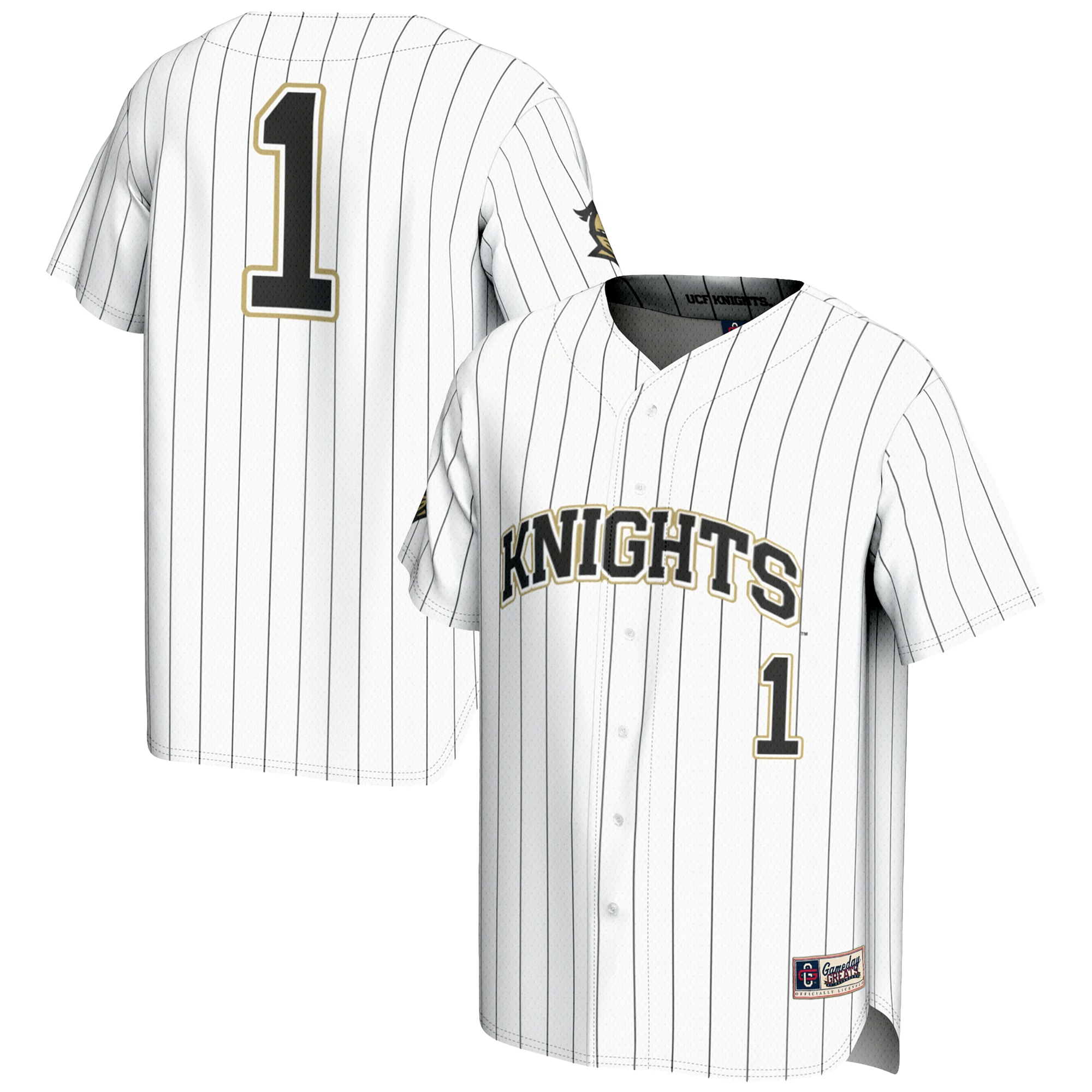 [NJP] UCF Knights GameDay Greats Youth Lightweight Baseball Jersey - White