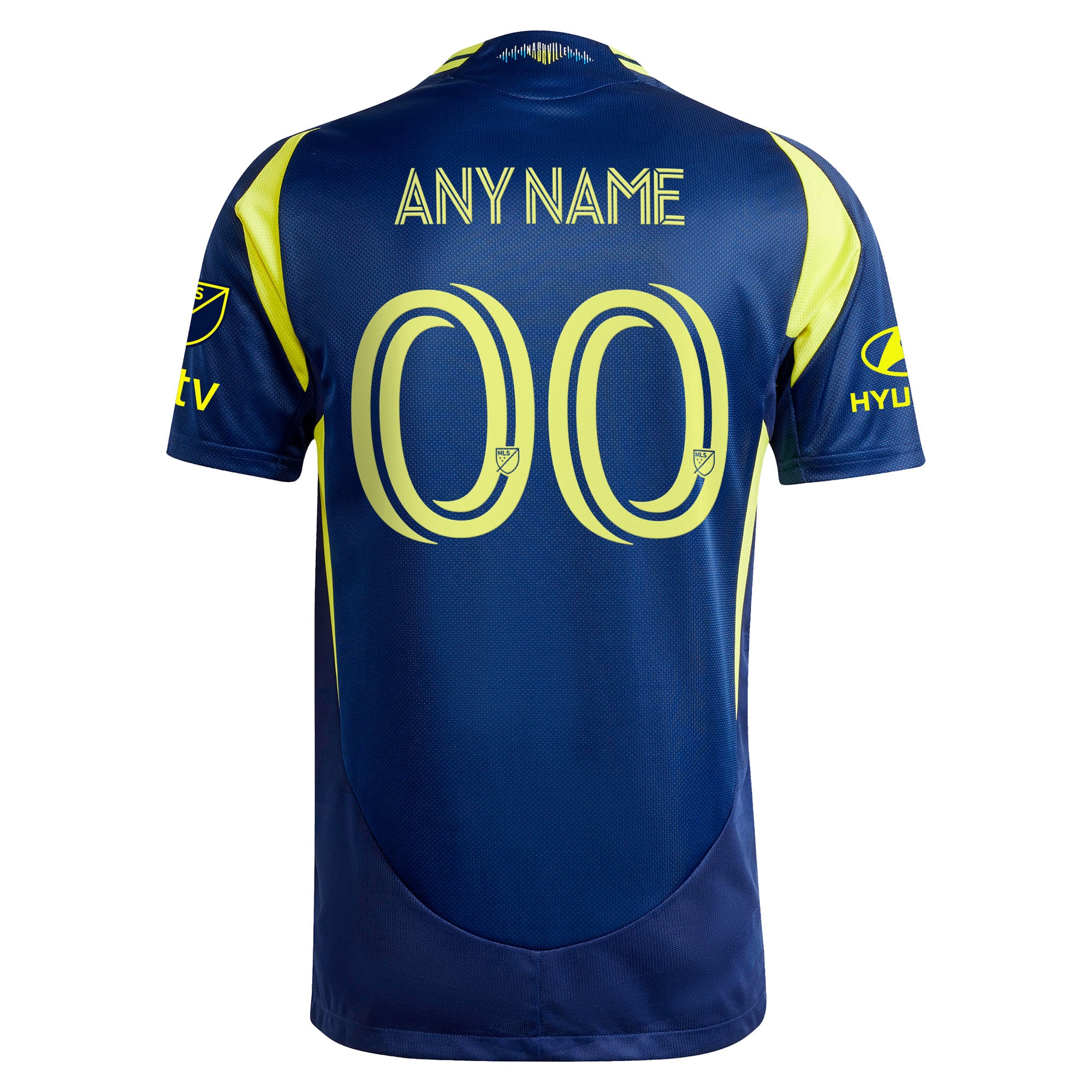[SJH] Nashville SC 2025 The Heart Of Nashville Kit Authentic Custom Jersey - Navy