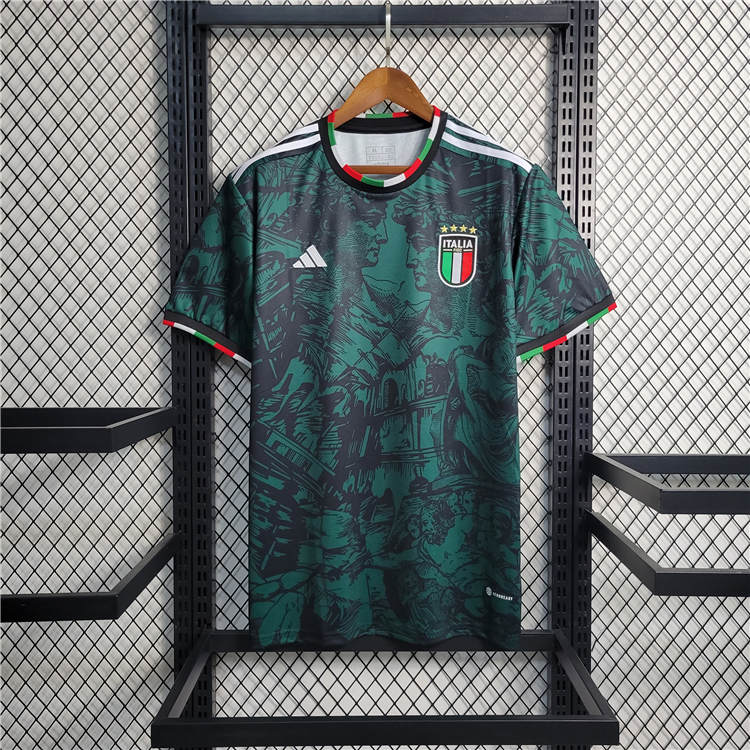 Licensed Advanced Fabric 2023 Italy Special Edition Green Shirt
