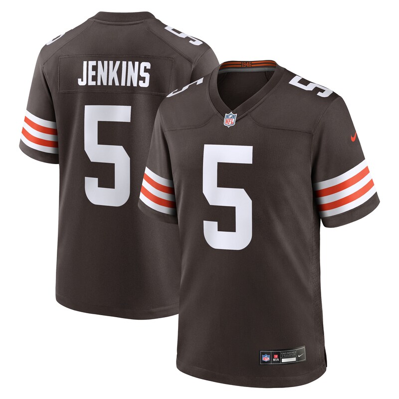 None Rayshawn Jenkins CLE Browns Timeless Officially Licensed Jersey