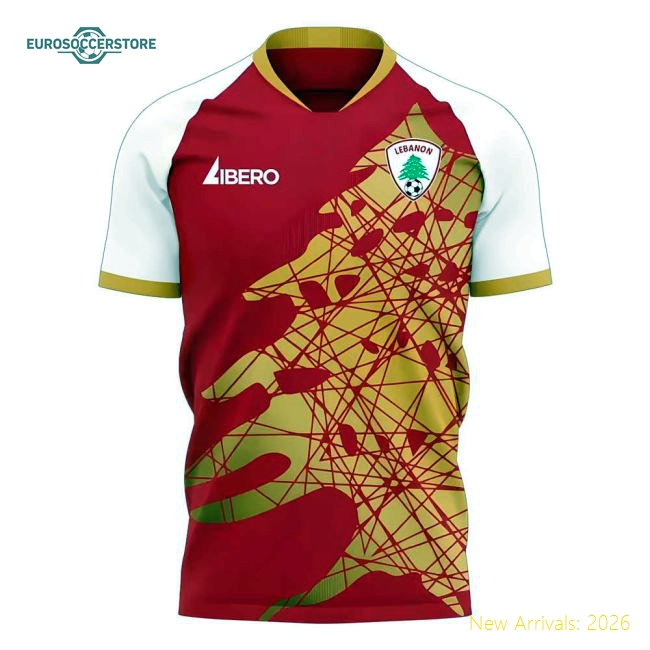 2025-2026 Lebanon Home Fan Version Womens 2026 Home Shirt