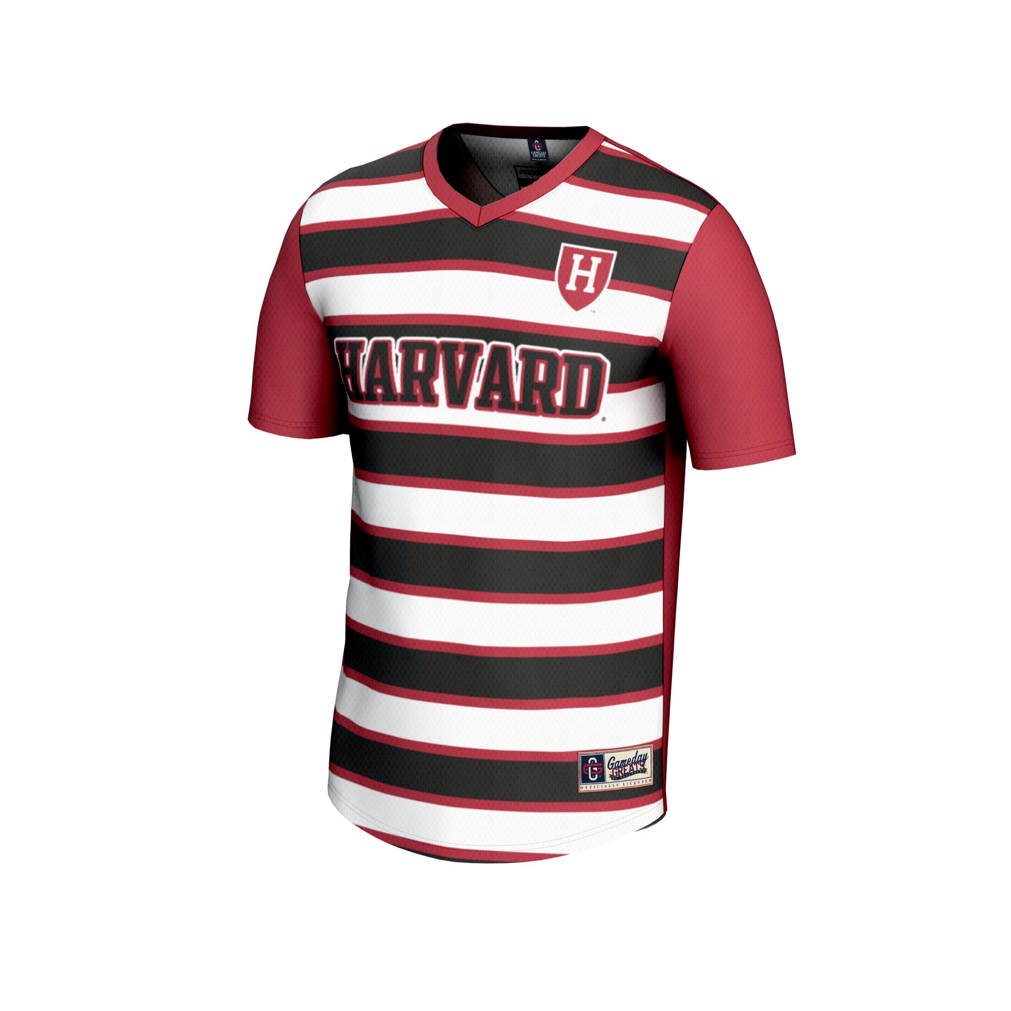 [LK] Harvard Crimson GameDay Greats Youth Lightweight Soccer Fashion Jersey - Crimson
