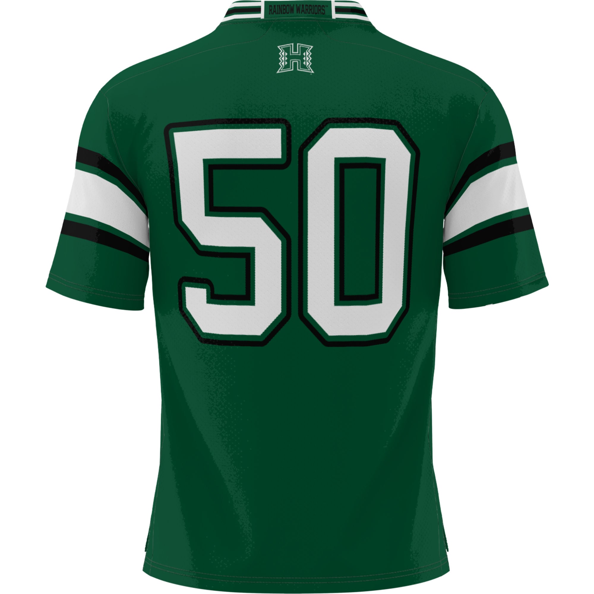 #50 Hawaii Rainbow Warriors GameDay Greats Youth Football Jersey - Green