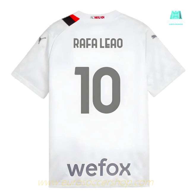2023-2024 AC Milan Away Shirt (Kids) (Rafa Leao 10)