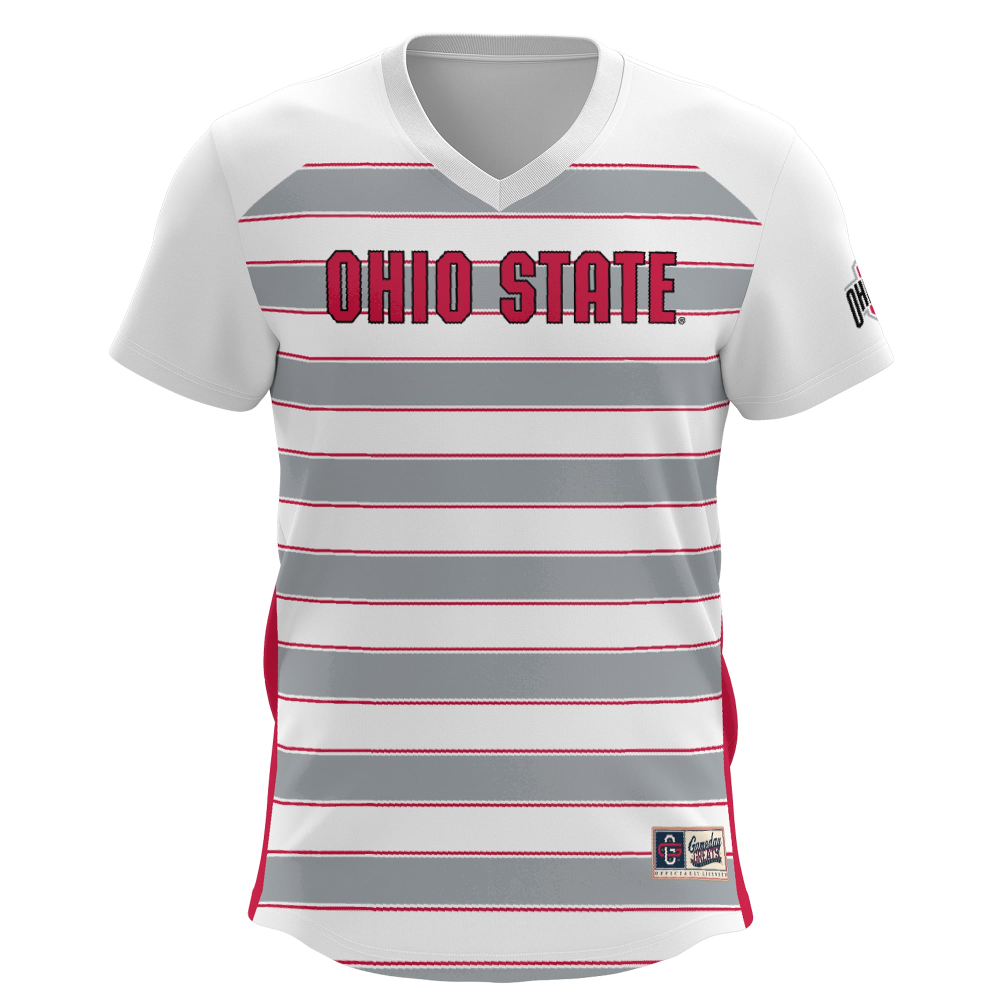Ohio State Buckeyes GameDay Greats Youth Lightweight Soccer Jersey - White