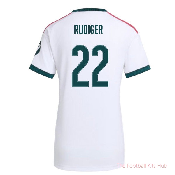 Football Real Madrid 2026-2027 Home Shirt (Womens) (Rudiger 22)