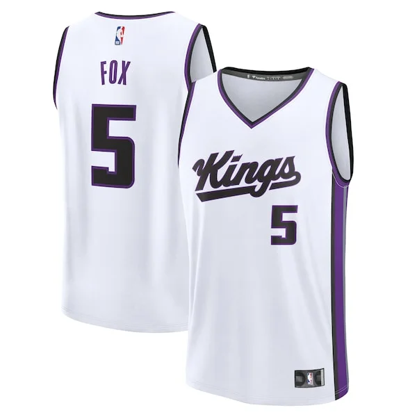 Elite De'Aaron Fox SAC Replica Jersey - Budget Price - Fan Favorite