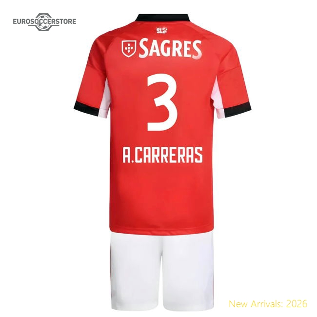 2025-2026 Benfica Home Youth Kit (A.Carreras 3)