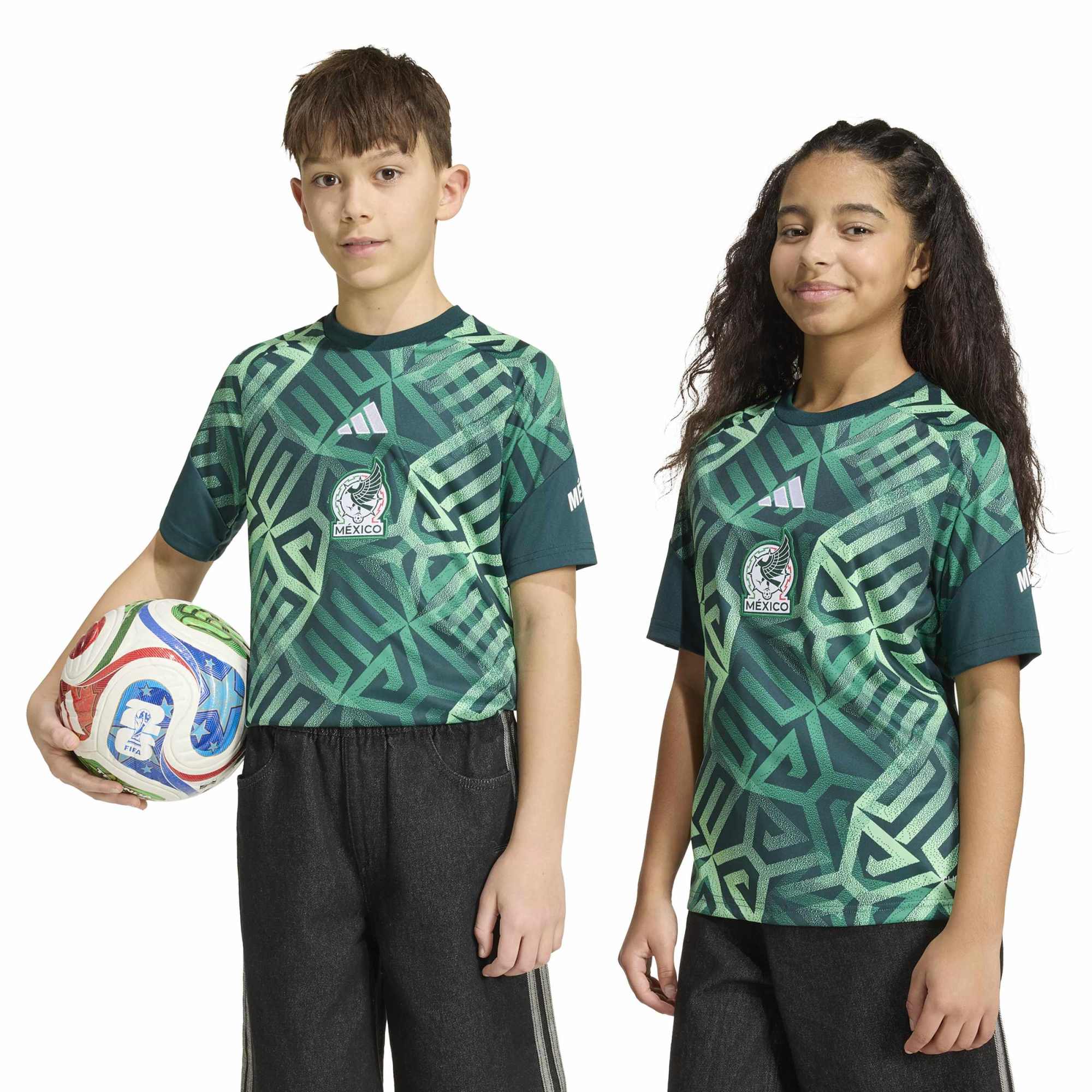 [JED] Mexico National Team Youth 2026 Pre-Match Jersey Top - Green
