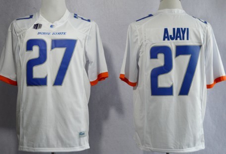 Men's None White 2013 home jersey Jay Ajayi #27 performance Jersey