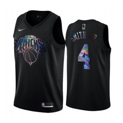76ers Black York Knicks #4 Nike Jersey - Great Value NBA Fan Apparel