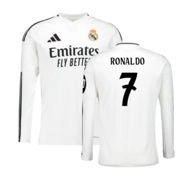 Top Grade 2024-2025 Real Madrid Home With Retro Design - Midfield
