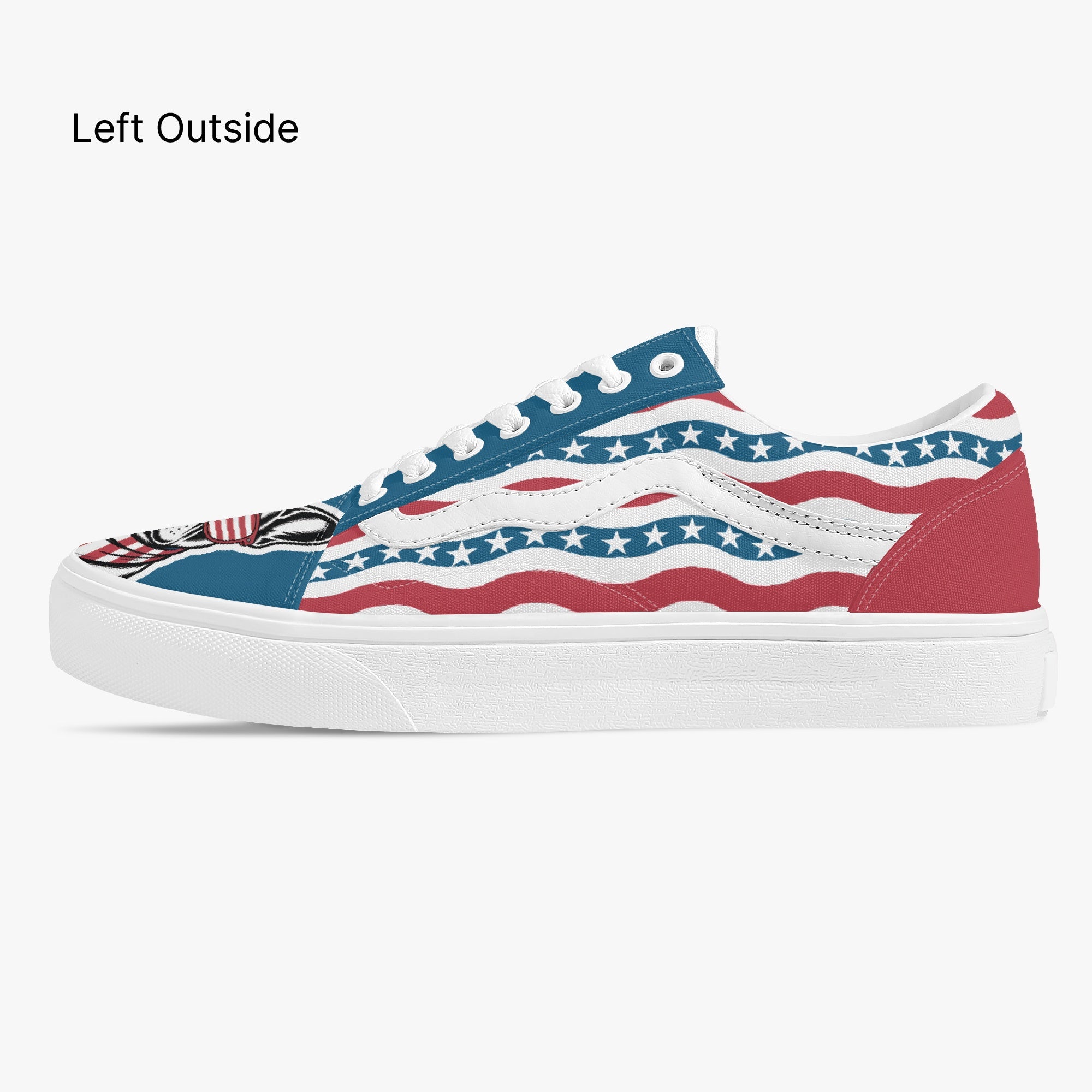 French Bulldog Lover Mookie Trendy Low Top Canvas Sneakers Casual Footwear