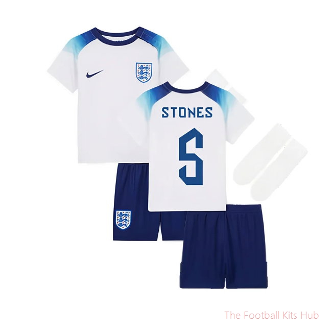 2022-2023 England Home Little Boys Mini Kit (Stones 5)