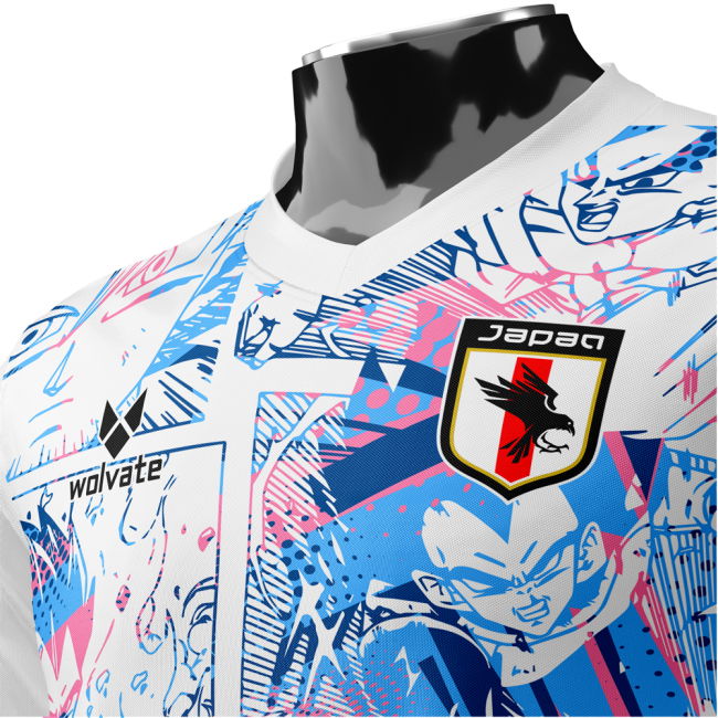 Pro-Grade Japan Dragon Ball Z Heritage Football Jersey (Wolvate) Adult