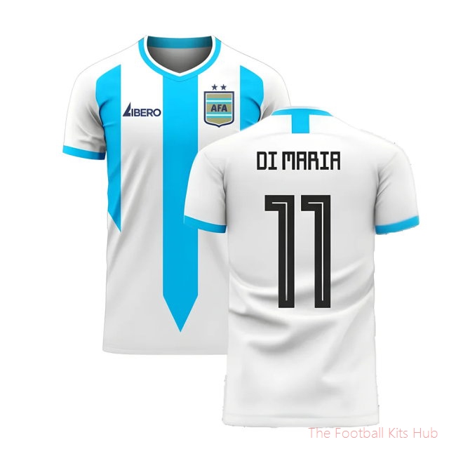 Argentina 2025-2026 Home Concept Football Kit (Libero) (DI MARIA 11)