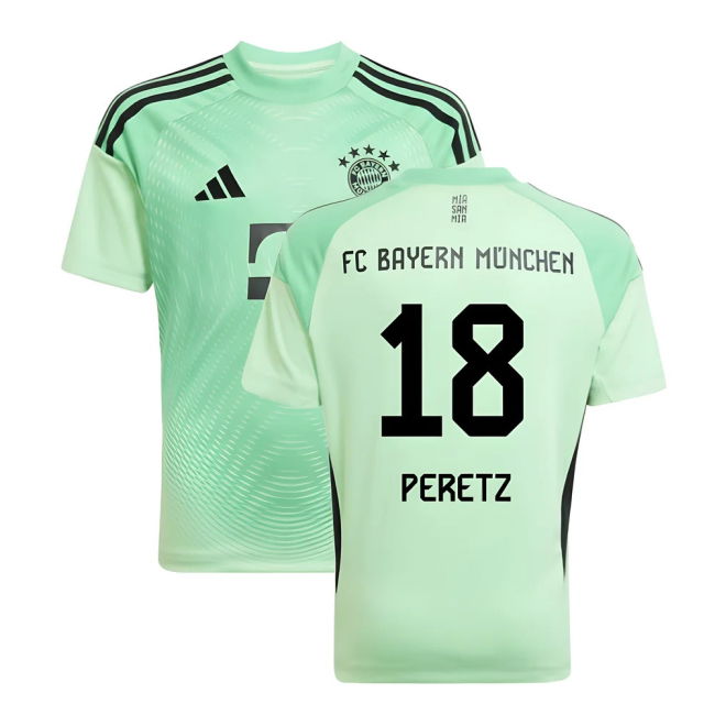 2025-2026 Bayern Munich Home Comfortable Shirt - Kids (Glory Mint)