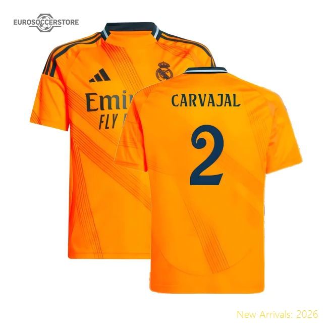 High-quality 2024-2025 Real Madrid Road Jersey (kids) (carvajal 2)